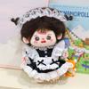 En stock Venta al por mayor 20cm Muñeca de algodón Vestido Lolita Traje de sirvienta Muñeca Estrella Ropa de muñeca