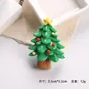 Novos Acessórios de Resina Série Natalina Desenho Boneco de Neve DIY Cola Cremosa Patch para Capa de Celular Acessórios de Cabelo Infantil Material