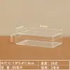 Caja de Almacenamiento Rectangular de Plástico Transparente con Tapa, Exhibidor Acrílico para Tarjetas de Modelo, Caja de Empaque para Regalo para Acuarios