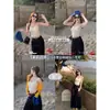 Camisola de Punto con Cuello en V para Mujer 2025 Nuevo Verano Ropa Exterior Encaje Blanco Capa Interior Hermoso Top