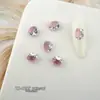 Rhinestones de Cristal Transparente K9 de Alta Calidad con Forma de Huevo de Paloma sin Base para Uñas, Rhinestones para Uñas Terminados de Colores Cristalinos Brillantes de Lujo