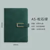 Caderno A5 com Fivela, Caderno de Trabalho para Negócios, Personalizável com Impressão de Logo, Caderno de Registro para Reuniões de Escritório, Caderno para Sala de Aula