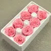 Flor Mágica Flor Eterna Grado AB 4-5 Rosa Caja Entera diy Bolsa de Material Floral Cubierta de Vidrio Día de San Valentín Unicornio