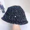 Sombrero de pescador de punto minimalista multicolor para mujer, sombrero de pescador versátil casual de otoño e invierno, sombrero de lana cálido y moderno