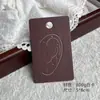 Grano de Madera Retro Tarjeta de Joyería Papel Pendientes Pendientes Gomas para el Cabello Pasadores Cuerda para el Cabello Pulseras Tarjeta Tarjetas de Exhibición