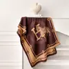 Novo Cachecol de Imitação de Caxemira com Letra H para Outono e Inverno Capa Jacquard Longa Quente Feminina de Alta Qualidade Frente e Verso