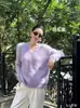 Nueva camiseta base de mezcla de seda, cachemira y lana con cuello en V y ribete de encaje, capa interior cálida, top blanco para otoño e invierno