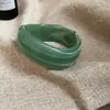 Pulseira Aberta Estilo Vintage Banhada a Ouro Genuíno Madrepérola Moda Retrô Versátil Pulseira Simples Elegante para o Dia a Dia Joias Femininas