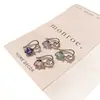 Pendiente de Clip para Oreja Perforada con Perla de Zircón Pequeña Bombilla Parpadeante Clip para Cartílago Auricular Pendientes Únicos y Hermosos de Lujo Accesible