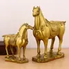Caballo del Zodiaco Latón General Caballo Figura al por mayor del fabricante para decoración del hogar Sala de estar Oficina
