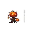 Pendientes de Calabaza de Terror de Halloween Transfronterizos Forma de Fantasma Dibujo Animado Acrílico Plano Pendientes Colgantes 2D