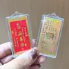 En el Año del Caballo, Te Harás Rico Instantáneamente. Pegatinas para Teléfono Móvil Color Dorado con Símbolos de Buena Suerte, Riqueza y Prosperidad, Regalos Culturales y Creativos, Cajas de Regalo