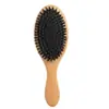 Pente de cerdas feminino especial para cabelos longos, pente com almofada de ar, cabeça de massagem, pente de bambu com airbag Meridian, pente de cerdas