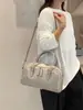 Bolsa de Ombro de Couro Bovino de Primeira Camada para Mulheres, Grande Capacidade, Bolsa de Compras Europeia e Americana da Moda, Bolsa Grande de Couro Genuíno Macio