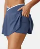 Conjunto de Falda Deportiva de Fitness para Golf y Tenis para Mujer, Anti-Exposición, Secado Rápido, con Almohadillas en el Pecho, Conjunto de Chaleco de Yoga