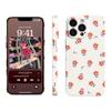 Funda de Teléfono Floral de Pantalla Completa Estilo Coreano para Apple 17 Pro Max, Funda de Película de Cobertura Total Ultrafina, Modelo Anticaídas para Mujer de iPhone 15