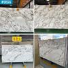 Lujo Gris Piedra Mármol Natural Boca de Pez Oro Pared de Fondo para Sala de Estar Isla de Encimera Simple Moderna Terraza Villa Baño