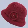 Chapéu de Inverno para Mulheres de Meia-idade e Idosas, Avó, Pessoas Idosas, Chapéu Quente de Lã, à Prova de Vento, com Pelúcia Extra, Proteção para Orelhas de Senhora Idosa, Chapéu de Algodão Tricotado