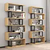 Estante de livros de parede divisória de sala de estar rack de exibição de armazenamento prateleira decorativa moderna minimalista de chão atacado