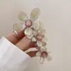 Cordão de Flor Estilo Fada Transfronteiriço, Elásticos de Cabelo, Tranças Bolha Retas, Cordas de Cabelo para Mulheres, Ferramentas de Penteado Estilo Ins de Alta Qualidade Venda por Atacado