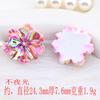 Nuevo mabei camelia diy funda para teléfono accesorios de resina hebilla para zapatos material para decoración de aretes paquete al por mayor