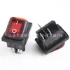 Interruptor Estanco para Exteriores en Forma de Barco 16A Cuatro Pines Doble Velocidad Máquina de Soldadura Eléctrica Cocina de Fideos Interruptor Controlador de Potencia Balancín