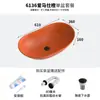 Lavabo Yuanbao mesa de baño grande lavabo doméstico estilo europeo simple lavabo Yuanbao verde oscuro inodoro