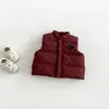 Colete Dianxi Acolchoado Espesso Estilo Coreano Desenho Animado Bebê Inverno Novo Elegante Quente Colete Roupa Externa