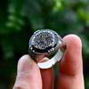 Guerrero de Acero Europeo y Americano Árbol de la Vida Vikingo Anillo de Acero Titanio Venta al por Mayor Comercio Exterior Retro Acero Inoxidable Joyería Epoxi