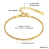 Accesorios de Moda Europeos y Americanos Pulsera Retorcida de Acero Inoxidable Pulsera Oro 18K Joyería para Mujer Joyería al por Mayor Huilanxin