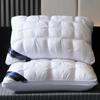 Pan de flor trenzada tridimensional transfronterizo suave lavado bilateral color sólido hotel hostal dormitorio fábrica de almohadas precio límite de aprobación directa