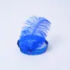 Faixa de cabelo de lantejoulas Acessórios de cabelo de pena de avestruz europeus e americanos Faixa de cabelo COS Acessórios de cocar de pena indiana