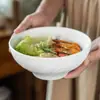 Cuencos de Vajilla de Gama Alta, Cuencos de Cerámica para Fideos Caseros, Alto Valor Estético, Cuencos Redondos Tipo Roca para Sopa, Cuencos Especiales para Ramen para Restaurantes y Tiendas de Fideos