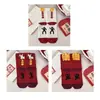 Hazte Rico Pronto, Calcetines Rojos, Calcetines de Año Nuevo, Calcetines de Navidad, Calcetines del Año del Zodiaco, Calcetines Rojos