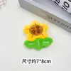 Acessórios de Broche de Flor Ganharam o Prêmio Principal, Pingente de Girassol Brinquedo de Pelúcia Criativo Pequeno Presente Decoração de Mochila Atacado