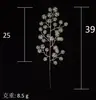 Ins Estilo Simples Peça Única Simulação Folhas de Pinheiro Acessórios de Natal Lâminas Polvilhadas com Ouro Decoração para Arranjos Florais Internos Adereços Decorativos para Fotos