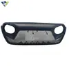 Adequado para grade dianteira com luzes do Jeep Wrangler JL 2018+, grade central do para-choque dianteiro