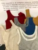 Shijian 14 colores disponibles estilo coreano holgado cuello en U grande acanalado ajuste ceñido camisola de punto para mujer Otoño 2026 01891