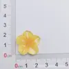 Parche de Resina de Flor de Cinco Pétalos DIY para Funda de Teléfono Decoración de Zapatos Accesorio para Pasador Flor de Resina Hecha a Mano