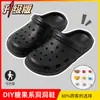 Zuecos Resistentes al Sudor con Forma de Perro para Mujer, Calzado de Verano para Exteriores, Pantuflas de Casa para Pareja, Pantuflas de Dibujos Animados Antideslizantes para el Hogar para Hombre, Resistentes al Desgaste
