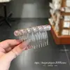 Nuevo Peine Elegante con Perlas Brillantes y Pedrería Estilo Coreano y Japonés Primavera/Verano 2026 para Mujeres para Acomodar el Cabello de la Frente