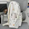 Mochila de alto valor, gran capacidad, estilo coreano, para estudiantes de primaria, verano, estampado de estrellas, mochila de doble hombro, estilo ins, mochila pequeña y fresca