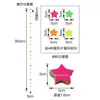 Faixa de Aniversário Fluorescente Estrela de Festa Fluorescente Guirlanda Redonda de Papel Decoração Decoração de Fundo para Aniversário Infantil Suprimentos