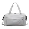 Bolsa de Fitness Simple a Cuadros de Moda con Gran Capacidad, Separación Seca y Húmeda, Bolsa de Entrenamiento Deportivo de Yoga, Bolsa de Viaje Ligera con Compartimento para Zapatos