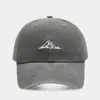 Gorra de Béisbol Vintage Británica Lavada Vieja Bordada para Mujer, Sombrero para el Sol de Exterior Deportivo de Ocio en stock