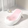 Asiento de Soporte y Reclinable para Baño de Bebé, Soporte Universal para Bañera de Bebé, Alfombrilla Antideslizante, Red para Baño de Recién Nacido, Tamaño Grande