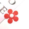 Flor de Cinco Pétalas com Pérolas Tecido de Feltro Relevo Ultrassônico DIY Acessórios Artesanais para Sapatos e Chapéus Presilhas de Cabelo para Meninas Adornos de Cabeça Acessórios de Cabelo