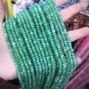 Contas de ábaco facetadas 3x 4mm otimizadas, rodas de corte de jade, contas planas, contas de joias, pedra natural em estoque, atacado
