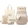 25 Novos Modelos de Mochilas Leves Multifuncionais para Estudantes do Ensino Médio Feminino, com Aparência Moderna, Leves, Redutoras de Pressão, Impermeáveis