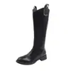 958-12 Botas Largas de Caña Ancha para Mujer, Botas Largas para Piernas Gruesas, Botas de Caballero Maillard, Botas Adelgazantes de Talla Grande, Botas para Mujer de Talla Grande